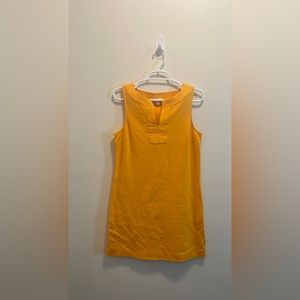 New York & Company Yellow Sleeveless Sheath Dress Size Medium